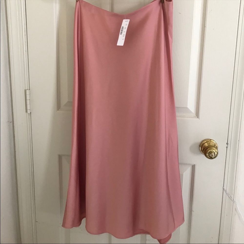 Satin skirt